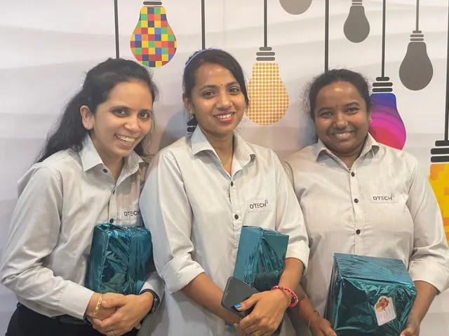 All smiles on Women's Day